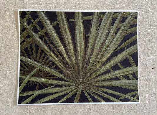 Palm Leaf Print